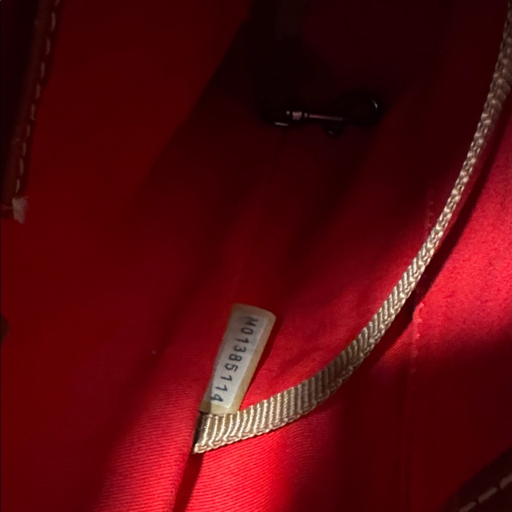 Dooney & Bourke Brown Leather Tote with Tan Straps - Picture 15 of 16